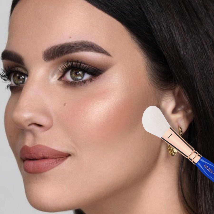 Cọ Tạo Khối Mặt Chuyên Nghiệp BDELLIUM TOOLS Slanted Contour B942
